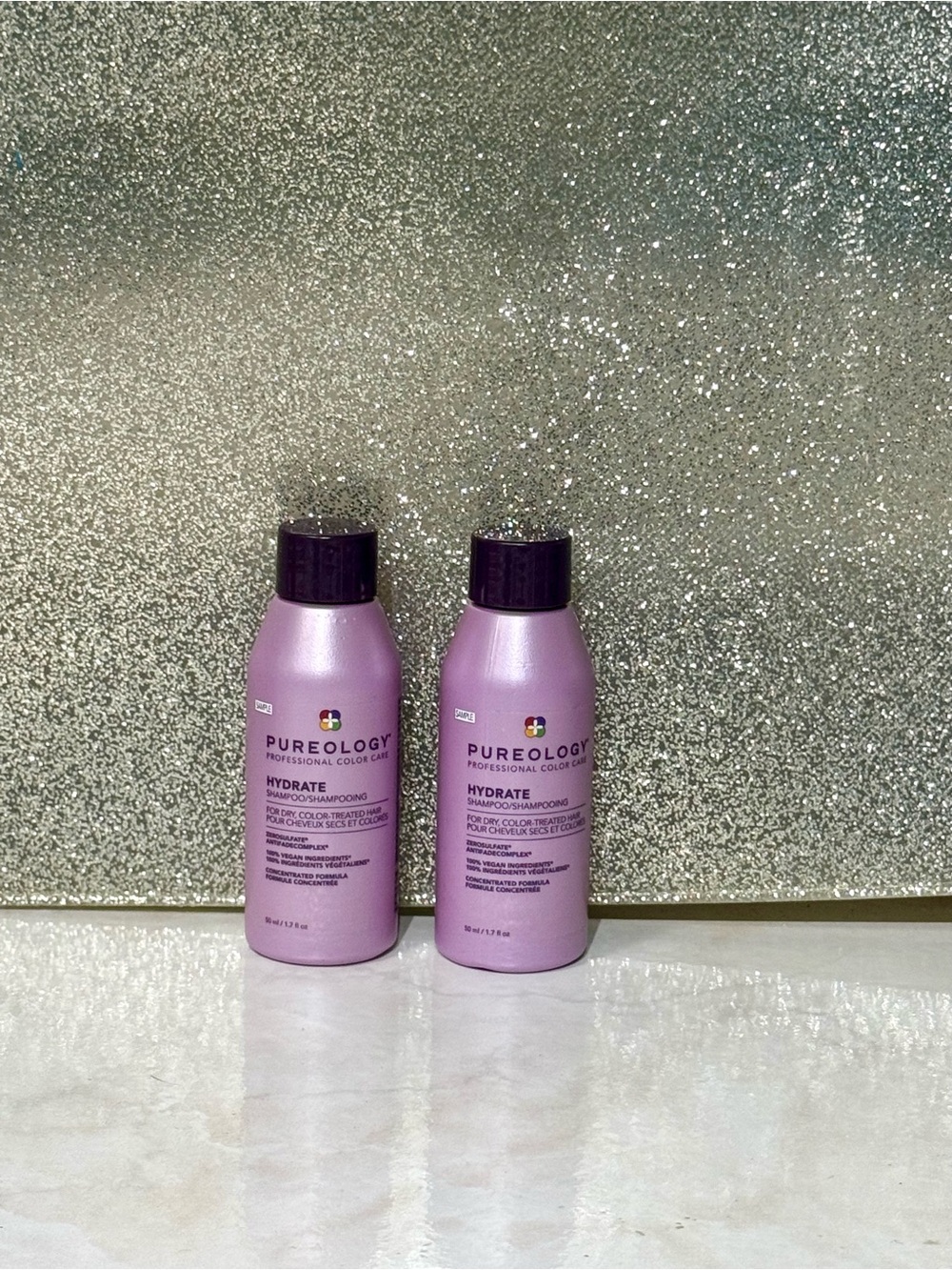 5 for $25 item 🌺 Mini Travel Size Pureology Hydrate Shampoo x2